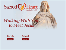 Tablet Screenshot of norfolkcatholic.org